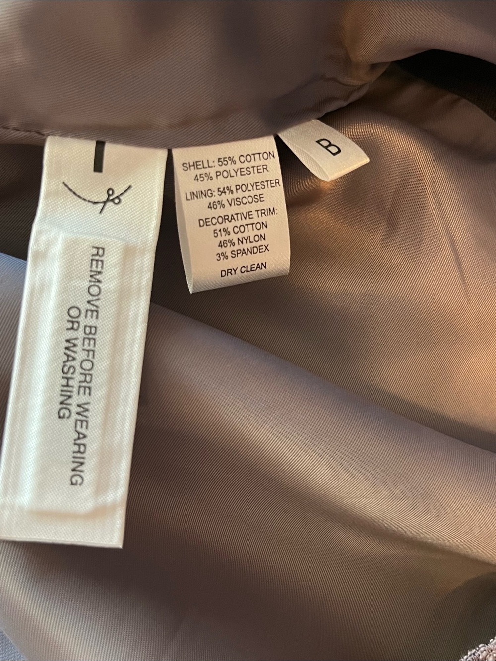 Ann Taylor LOFT Textured Brown Mini Skirt with Black Waistband size 14 NWT lined - Picture 10 of 12